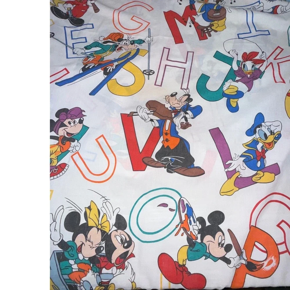 80s Disney Character‎ Storyboard Sheet | Pristine Vintage Cotton Blend